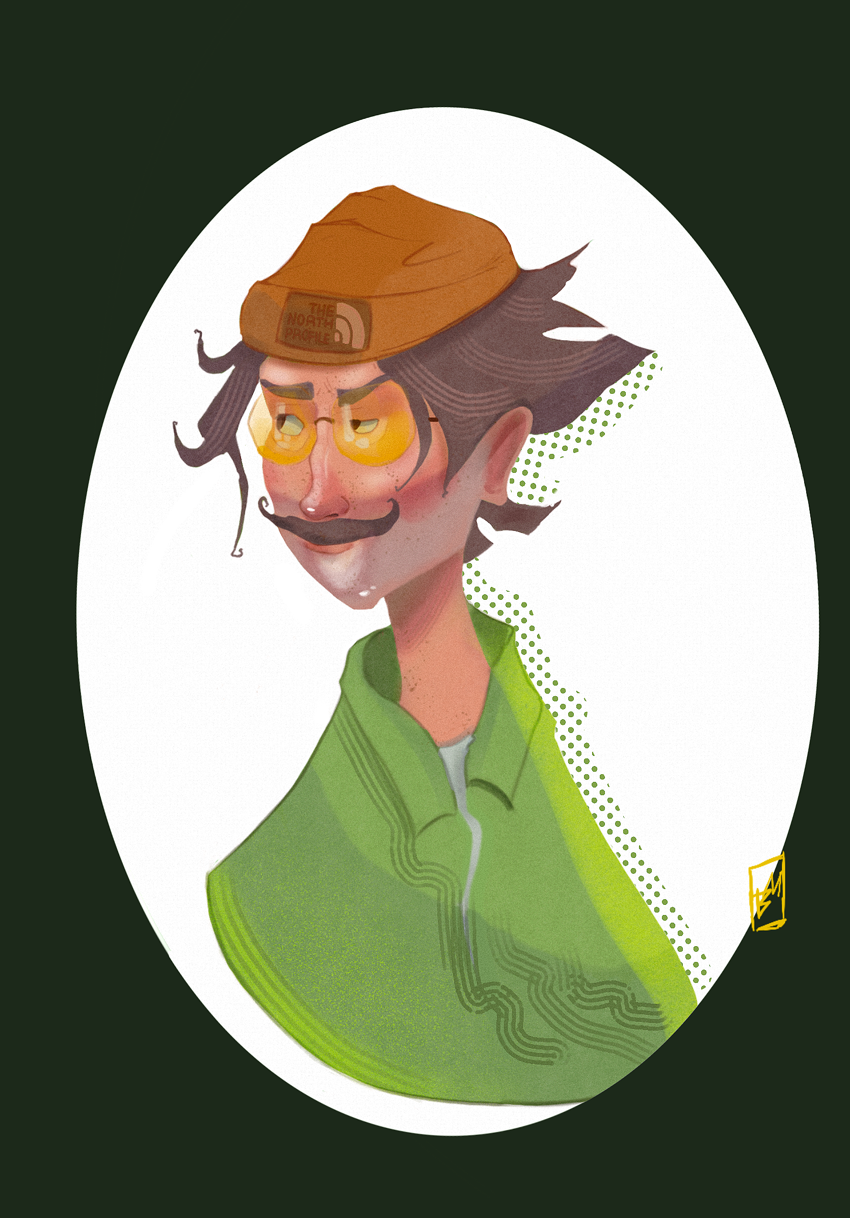 The North Man 2d character conceptart digital painting gameart illustration