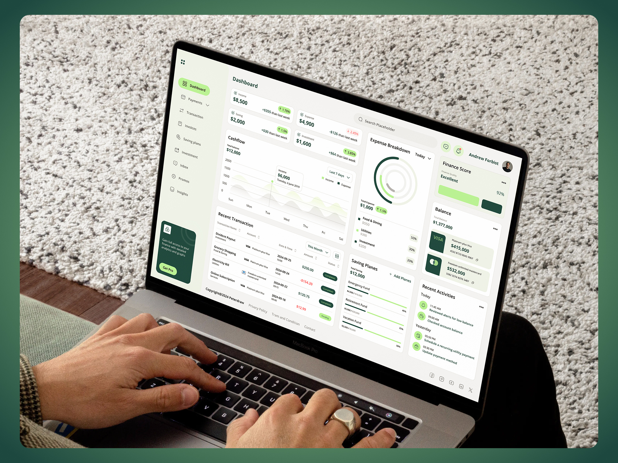 SaaS Finance Dashboard — Fintech & Analytics Platfor UI/UX 🚀 admindashboard b2bdesign businessdashboard financialdashboard fintechproduct interactiondesign productdesign productdesigner professionaldesign saasdashboard saasdesign saasproduct softwaredesign uidesign uidesigner uiux usercentereddesign uxdesign uxdesigner webappdesign