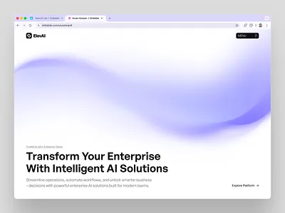 AI Enterprise Website ai enterprise ai enterprise website ai landing page ai platform ai website design enterprise ai enterprise webiste landing page product web website design