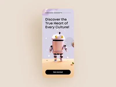 Animated Onboarding Flow - AI Language Learning App 3d character 3d design ai app app design ed tech education app gamification ios language learning learning app mobile app mobile app design motion design onboarding product design ui animation ui design ui ux ux design