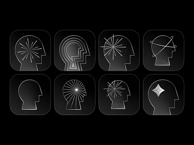 Muse App – App Icon Exploration app app icon apple application artwork branding design graphic design icon icon design logo