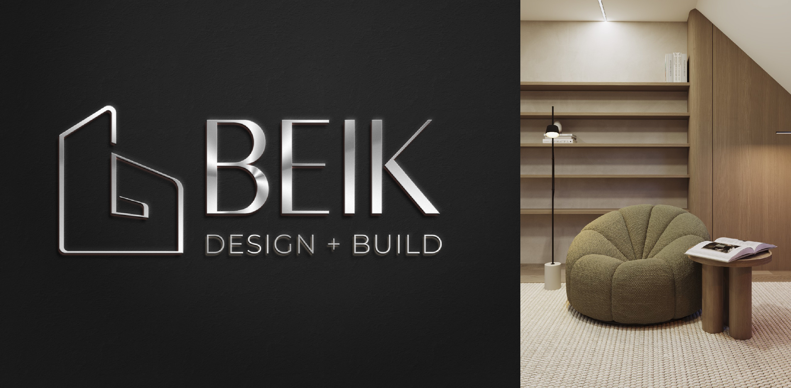 BEIK Design + Build 3d adobe adobe creative suit branding design graphic design graphic designer illustration logo photoshop