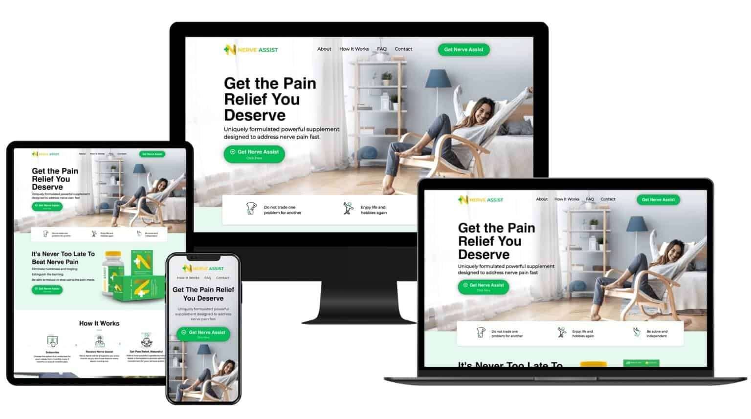 Example of Conversion Focused Website Design