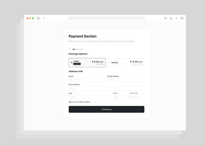 Checkout Page checkout payment ui web