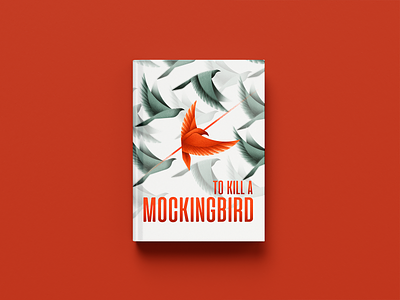 To Kill a Mockingbird birds book book cover design grain texture illustration texture vector