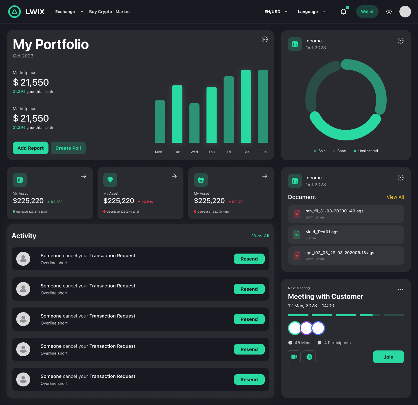 Crypto Currency Dashboard Design admin dashboard figma crypto app design crypto dashboard figma crypto dashboard ui kit crypto exchange ui dark dashboard design dashboard template figma dashboard ui kit figma dashboard template figma ui kit financial dashboard ui fintech dashboard design fintech ui kit investment app ui investment dashboard ui modern dashboard ui portfolio dashboard ui saas dashboard ui trading dashboard ui web3 dashboard ui