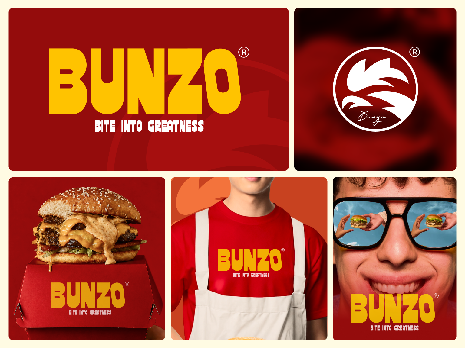 Bunzo - Premium Burgers Branding best logo brand design brand designer brand identity branding bunzo burger burger brand burger logo burger logo inspiration logo idea logo inspiration premium branding