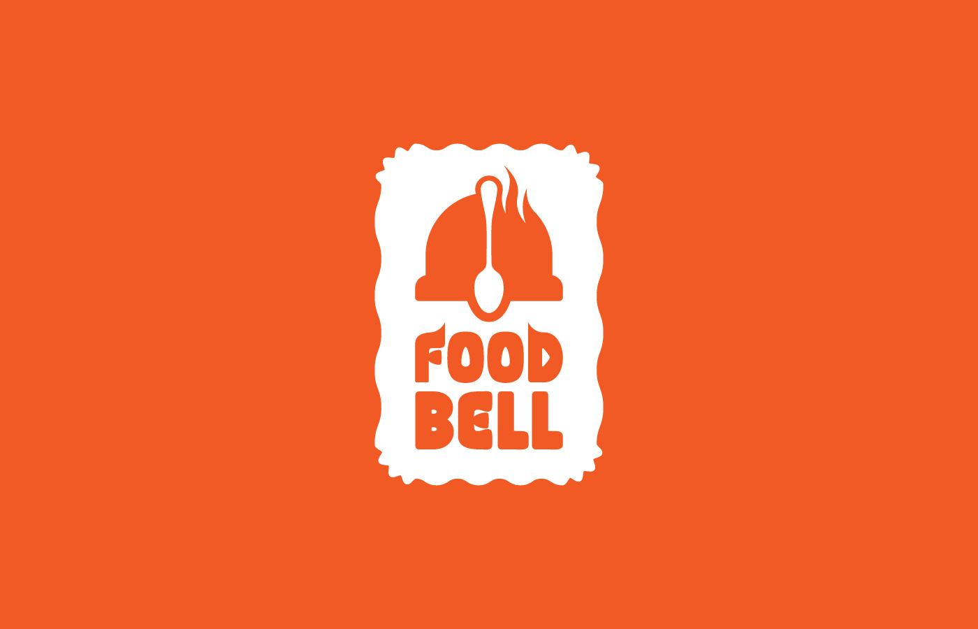 FoodBell Logo Design & Brand Identity animation app icon brand mark branding business logo delivery dish food graphic design icon logo mionimal logo notification restaurent vector