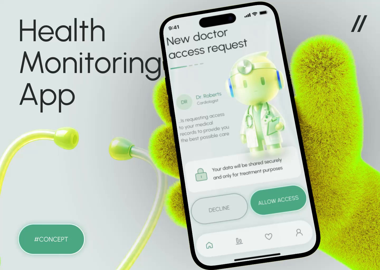 Healthcare Mobile iOS App Design