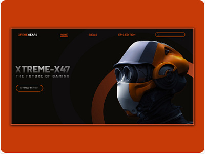 XREME-X47 animation graphic design logo typography ui