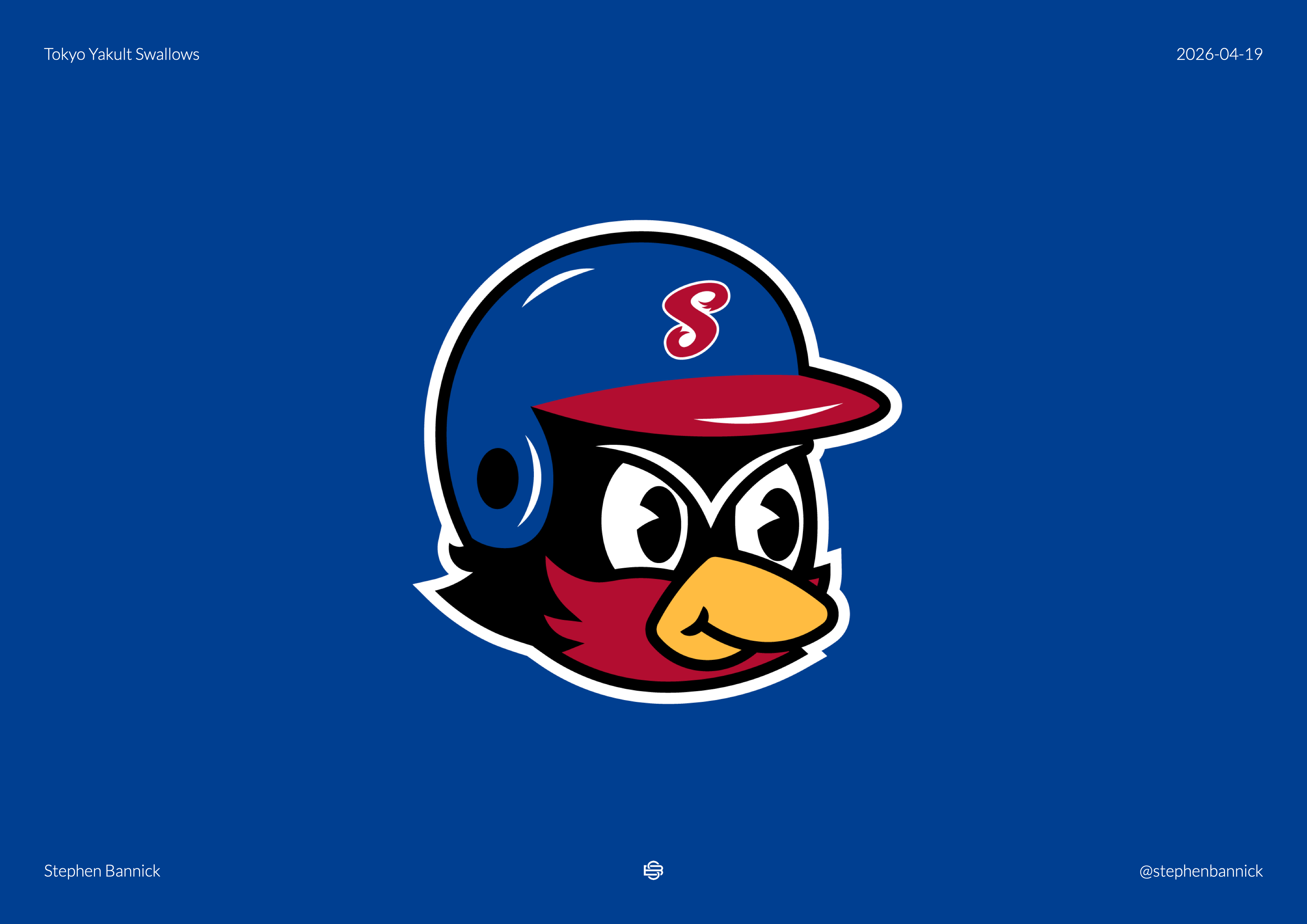 Tokyo Yakult Swallows Concept baseball branding graphic design japan logo sports