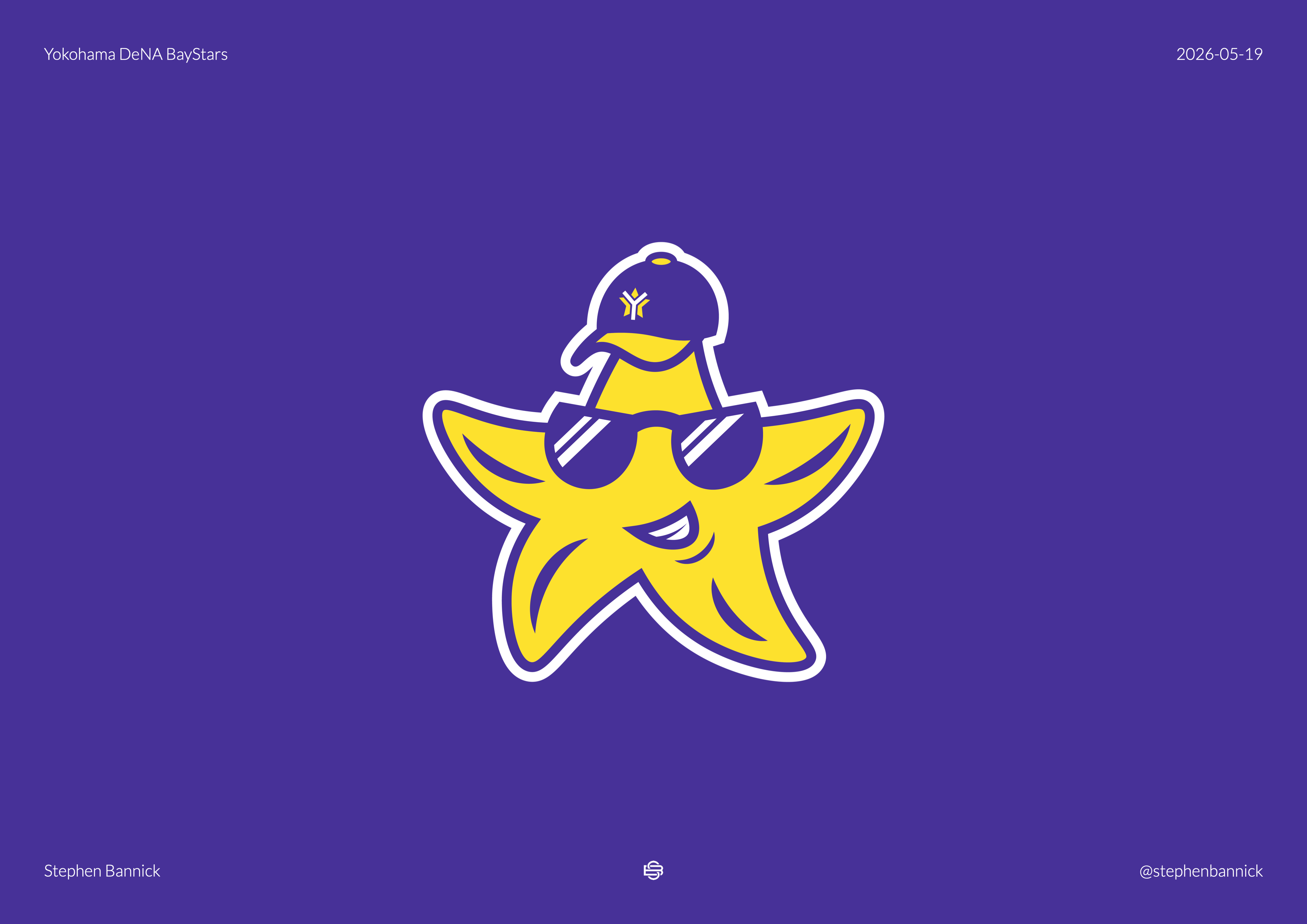 Yokohama DeNA BayStars Concept baseball branding graphic design japan logo sports