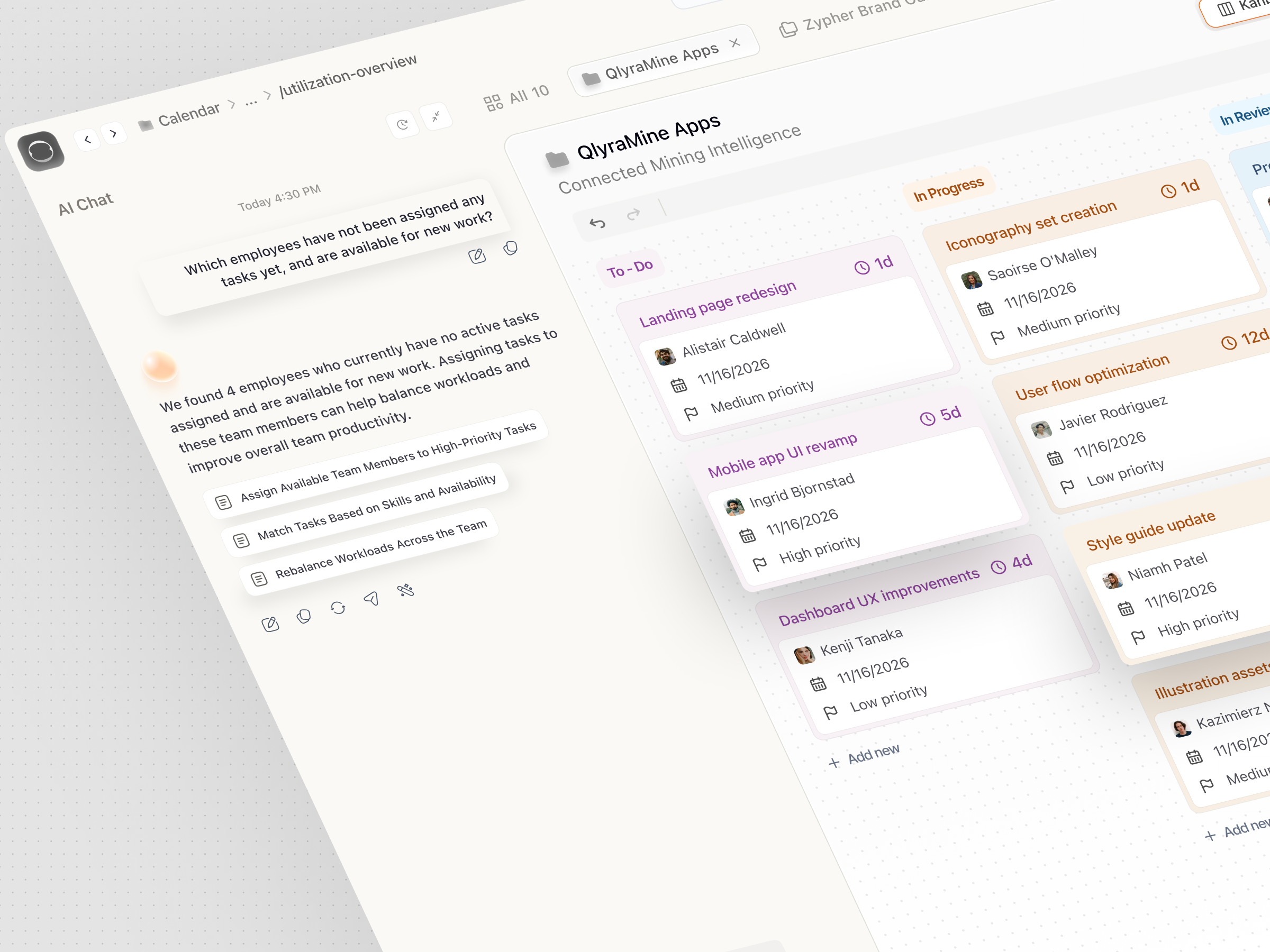 AI Project Management - Kanban Board dashboard judha kanban kanban design management management app prioritization productivity progress tracking project management saas side peek task task management task management dashboard task tracking team activity time management todos workload