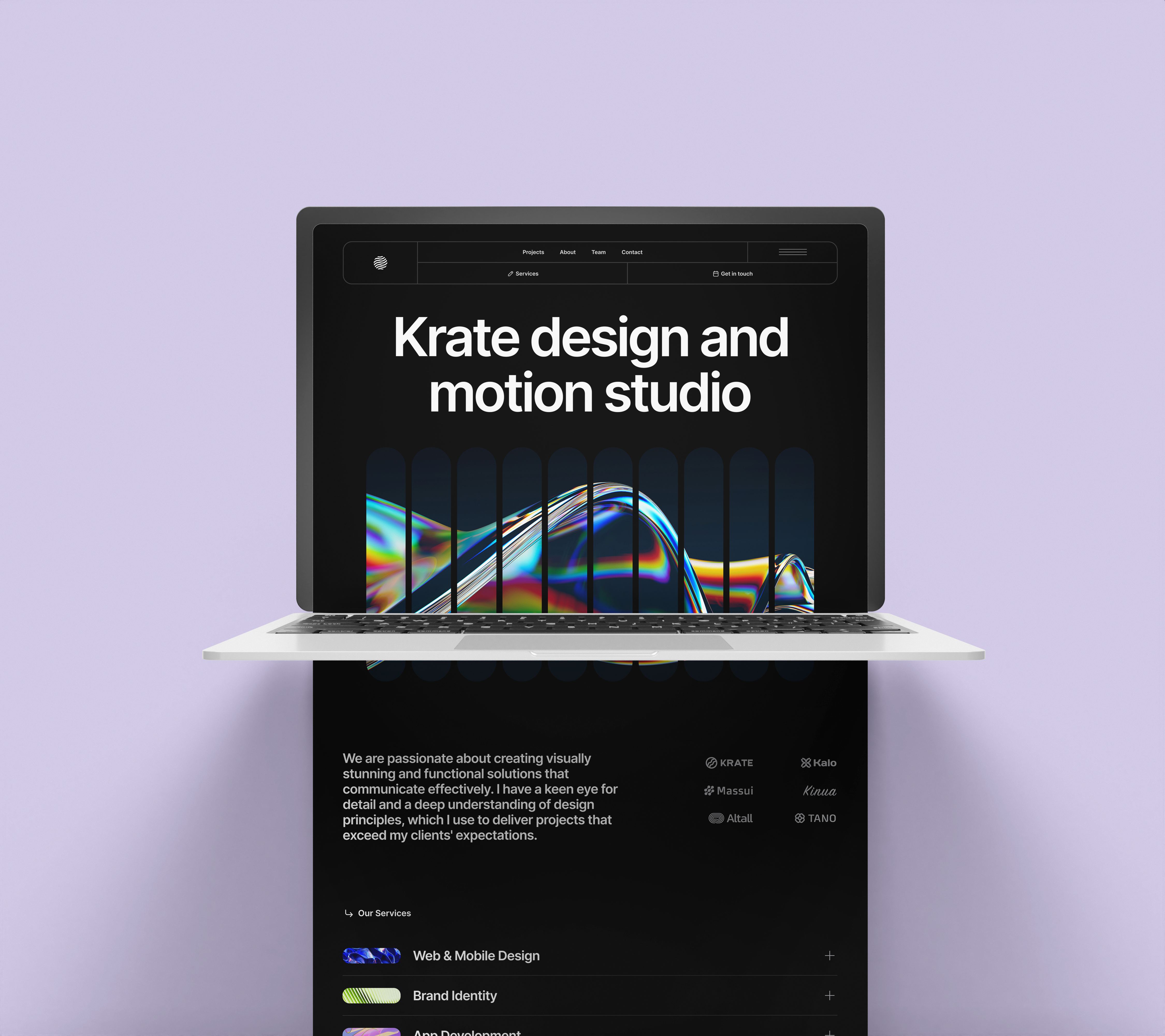 Example of Modern Figma Website UI Design