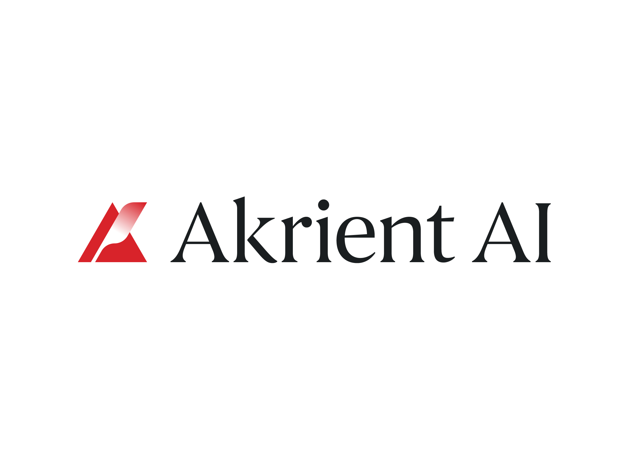 Akrient AI — Letter A Logo for a Legal Tech Platform