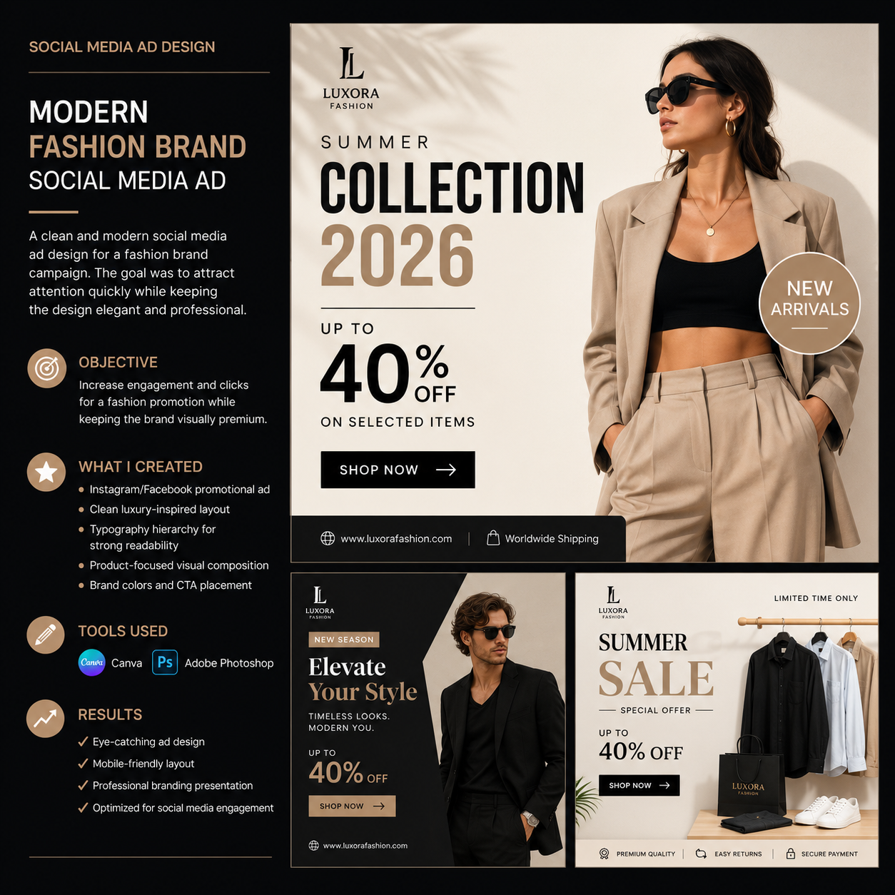 Modern fashion brands