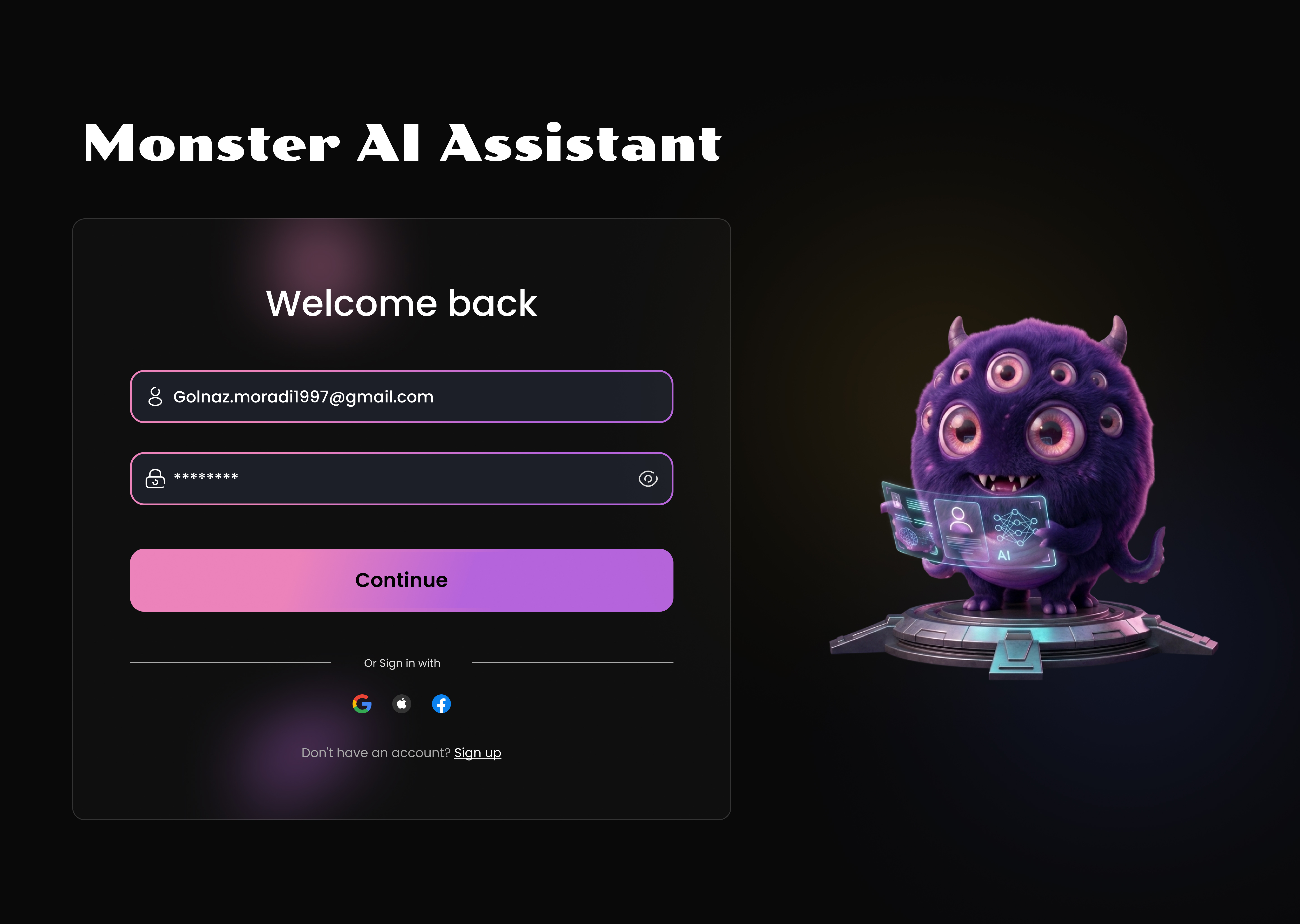 Monster AI Assistant