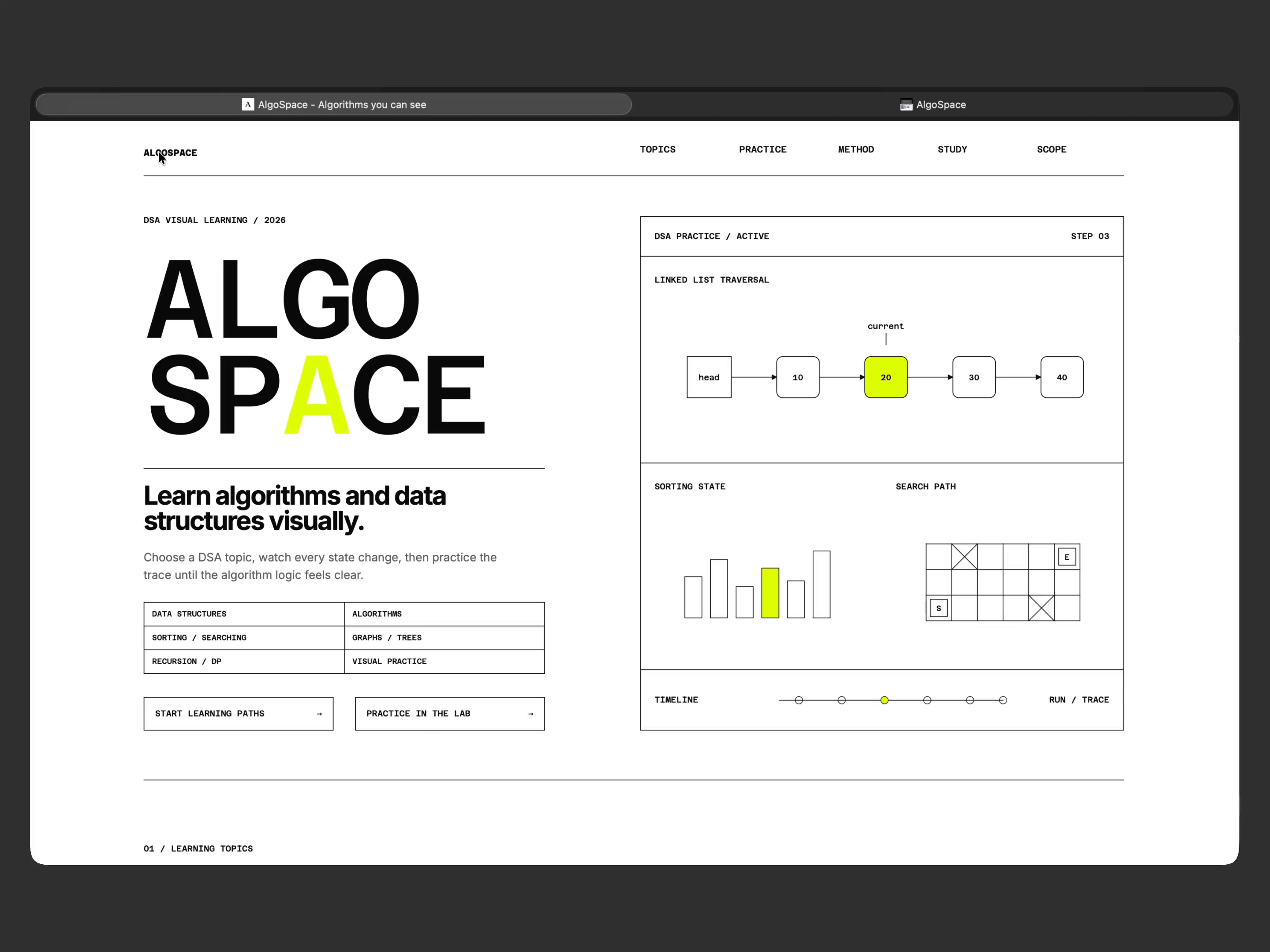 AlgoSpace — Website Redesign & Frontend Build