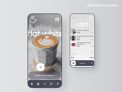 Coffee Fino branding coffee ecommerce minimal mobile app design product design store