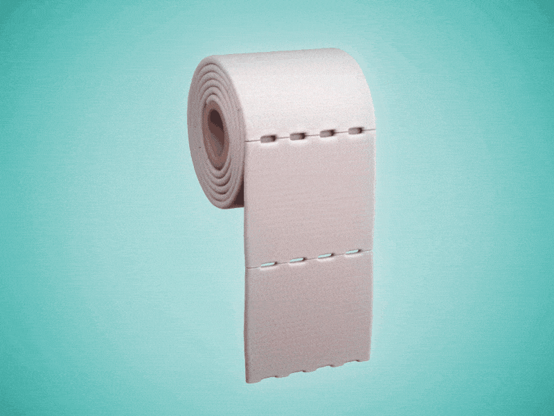 Toilet Paper 3D loop 3d animation 3dillustration animation c4d cinema 4d cleaning illustration loop paper redshift satisfying stylized substancepainter tear toilet paper toiletpaper