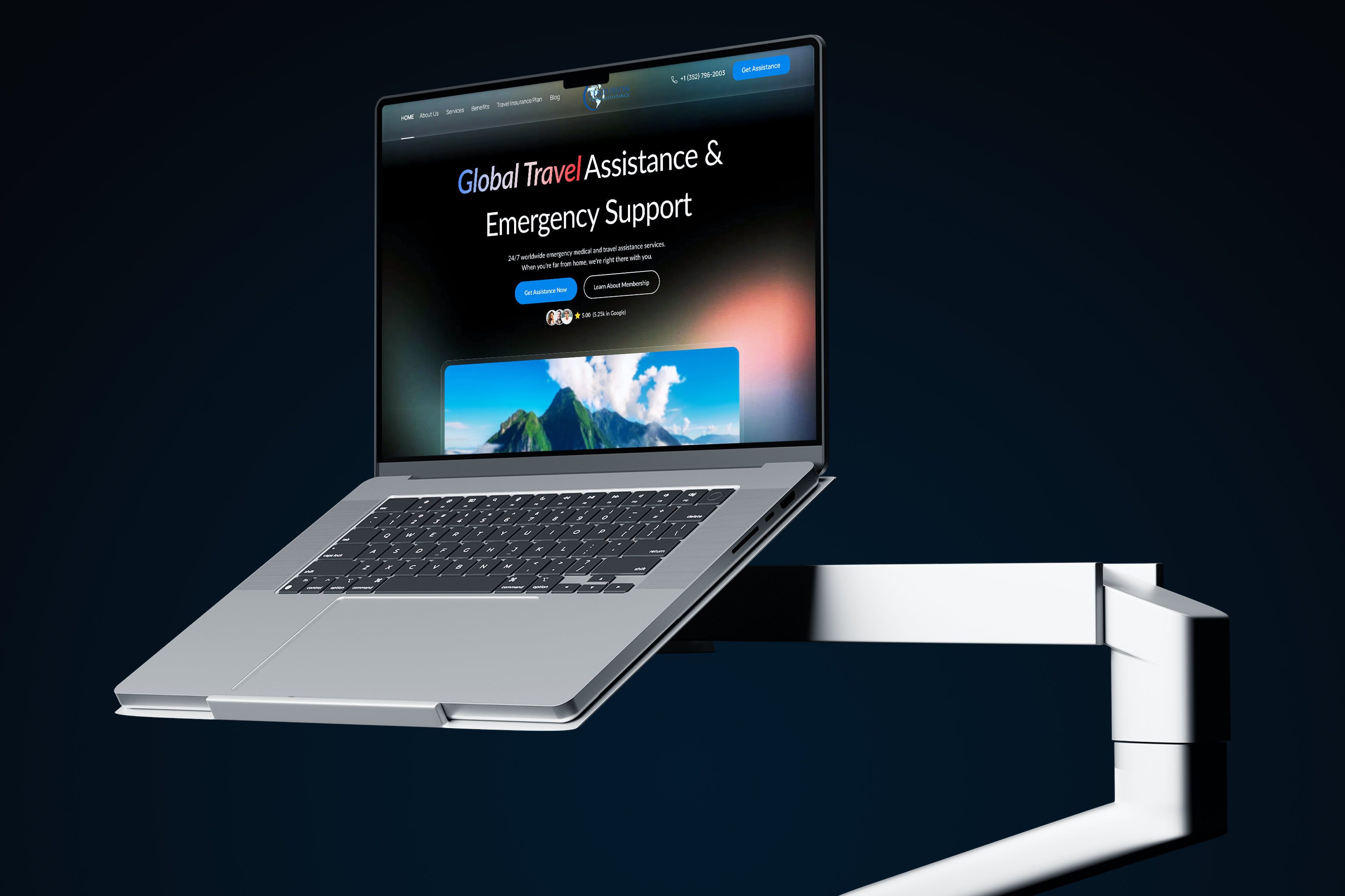 Global Travel Assistance Platform UI UX Design