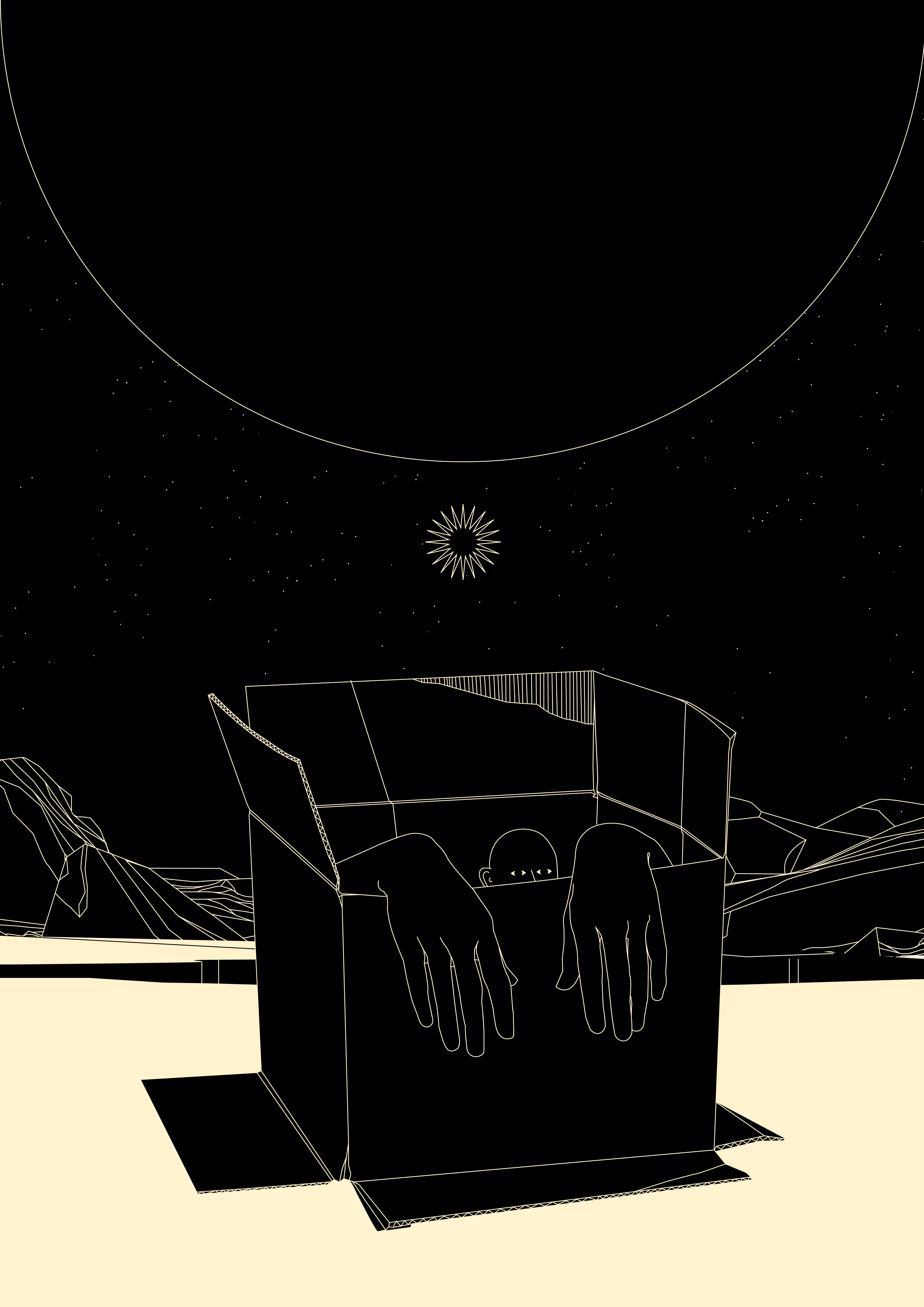 Boxed abstract composition conceptual illustration design editorial illustration empty everyday illustration feelings graphic design illustration laconic lines lost minimal needless poster searching unwanted