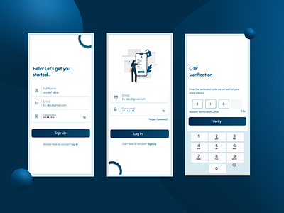 Log In/ Sign Up Page design 2023 3d adobe animation app branding design figma graphic design illustration logo motion graphics trending ui ux vector viral