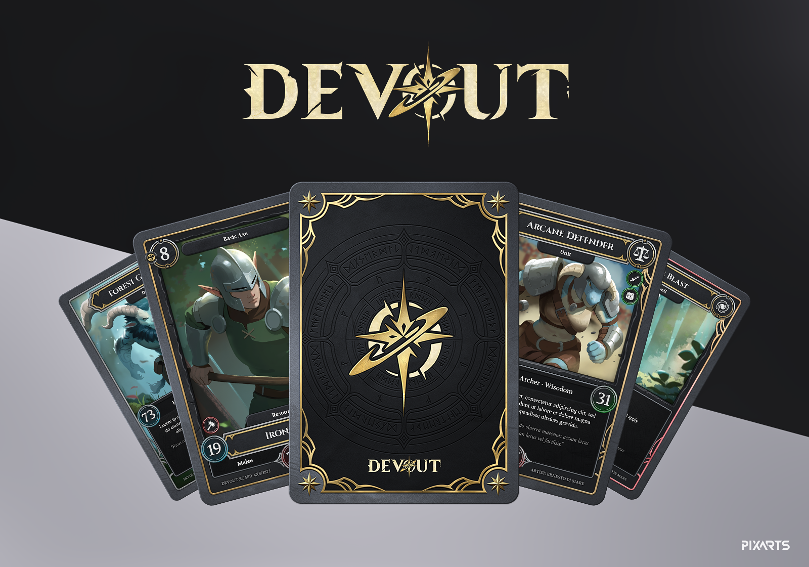 Example of Custom Trading Card Game (Tcg) Design