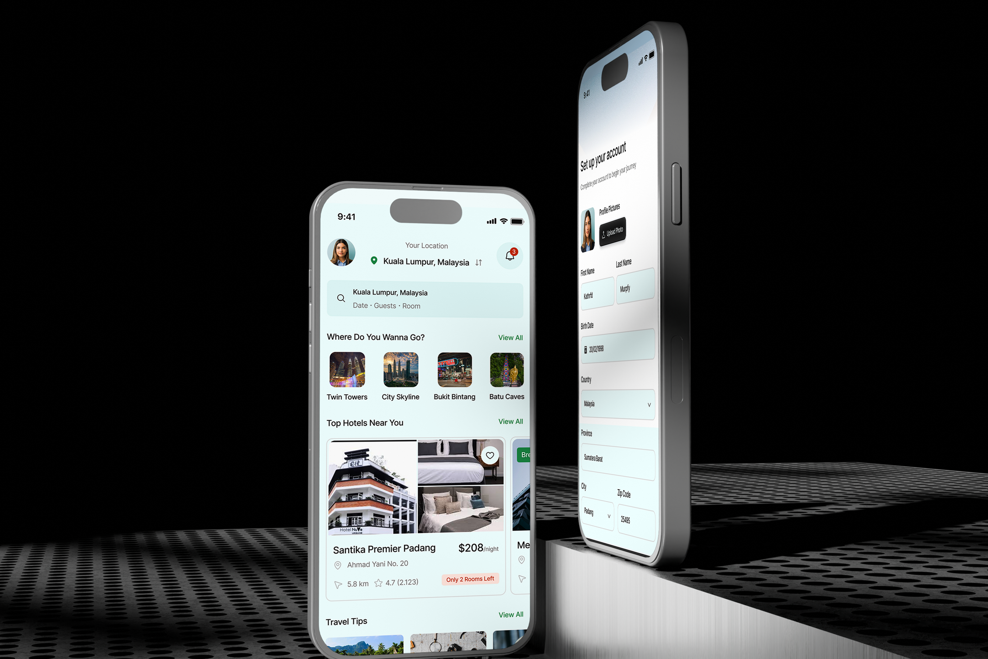 Hotel Booking Mobile App UI UX Design