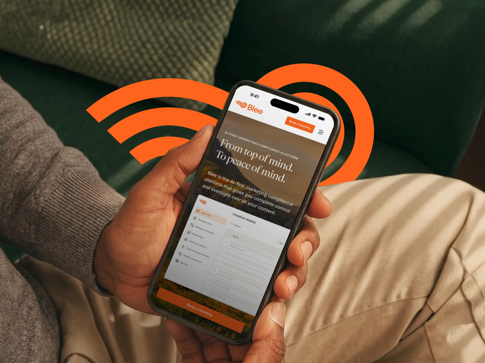 Example of Blee - Branding & UX/UI