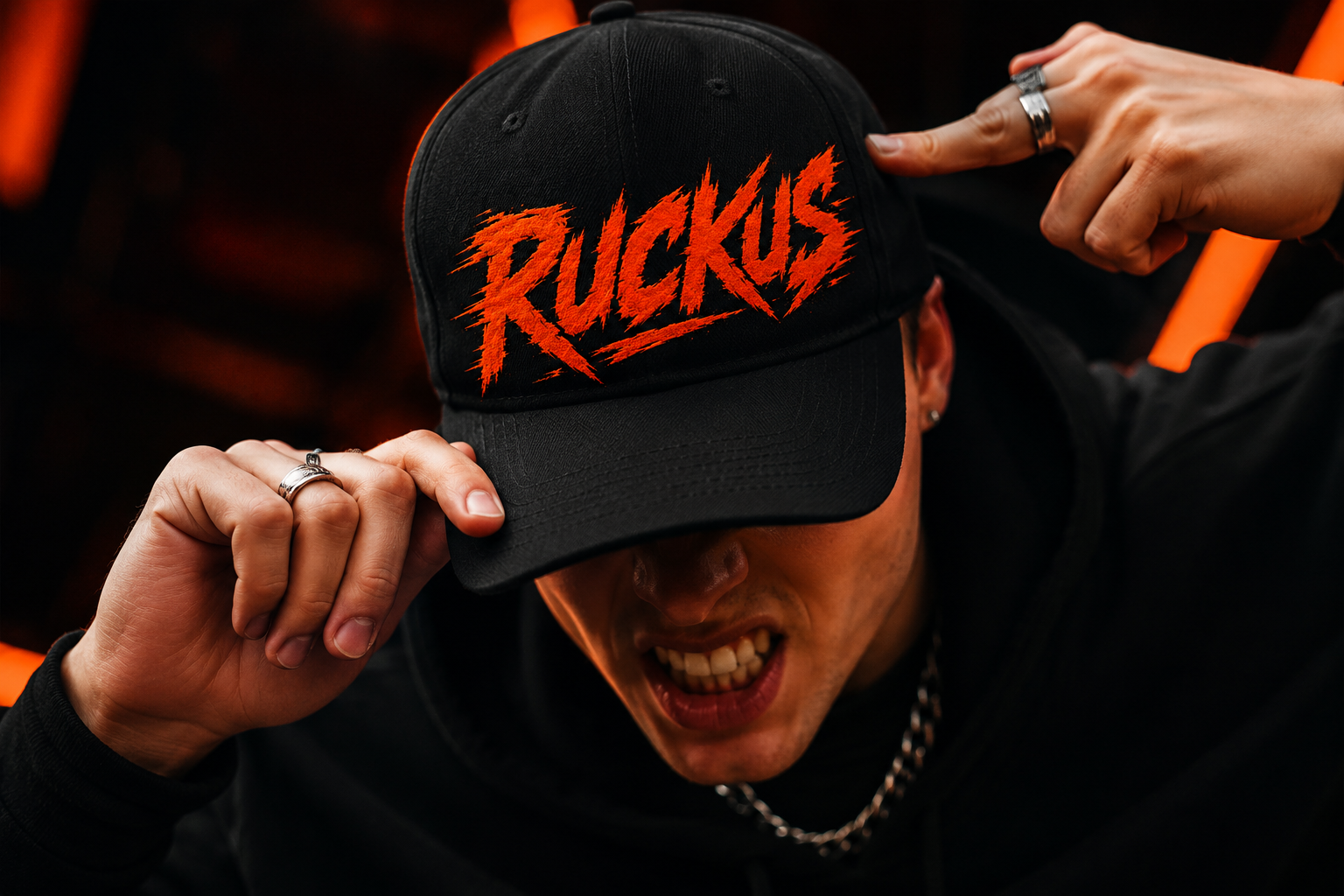 RUCKUS — Bold Streetwear Brand Identity & Logo Design apparel branding bold logo design brand identity branding distressed typography fashion branding graphic design logo logo design streetwear branding urban fashion youth brand