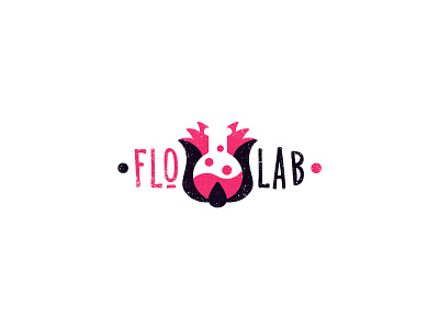 Logo "Flolab" flower shop adobe illustrator adobe photoshop branding chemistry design flat flower shop flowers graphic design icon icon logo identity illustration logo logo flowers minimalism vector