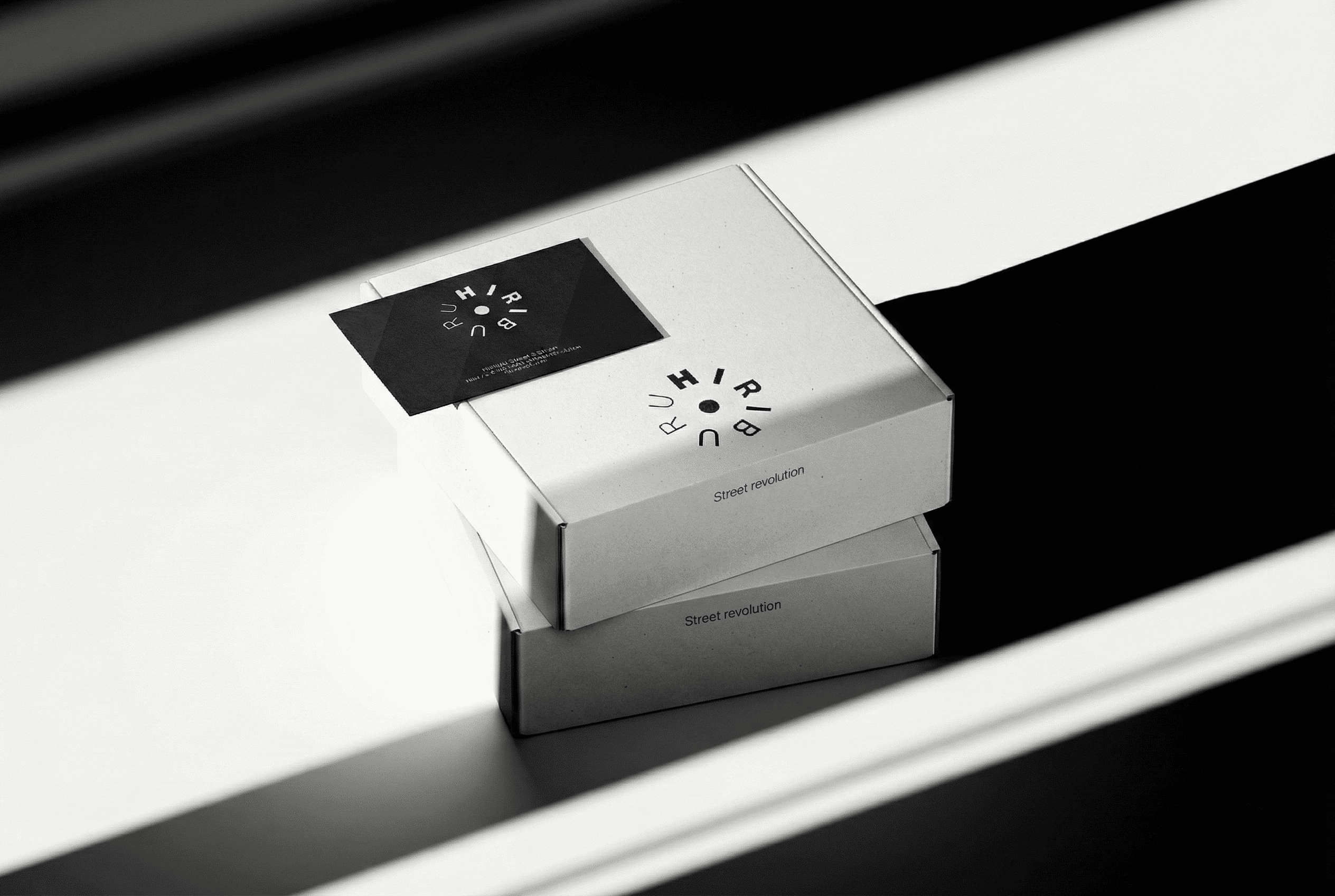 HIRIBURU — Streetwear Brand Identity apparel design branding case study fashion design graphic design minimalism motion graphics packaging strretwear typography visual identity