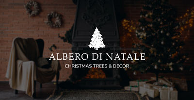 Albero Di Natale logo. Chrirtmas tree branding christmaslogo christmastree christmastreelogo decorlogo graphic design graphiclogo logo logodesign vector