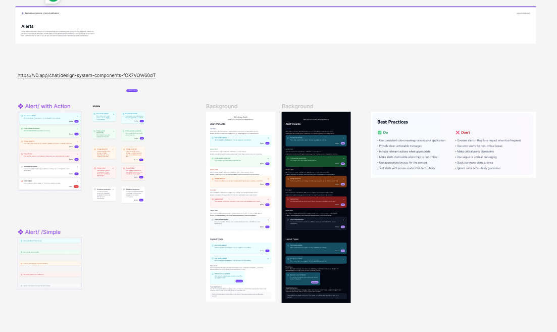 Design ststem / Alerts