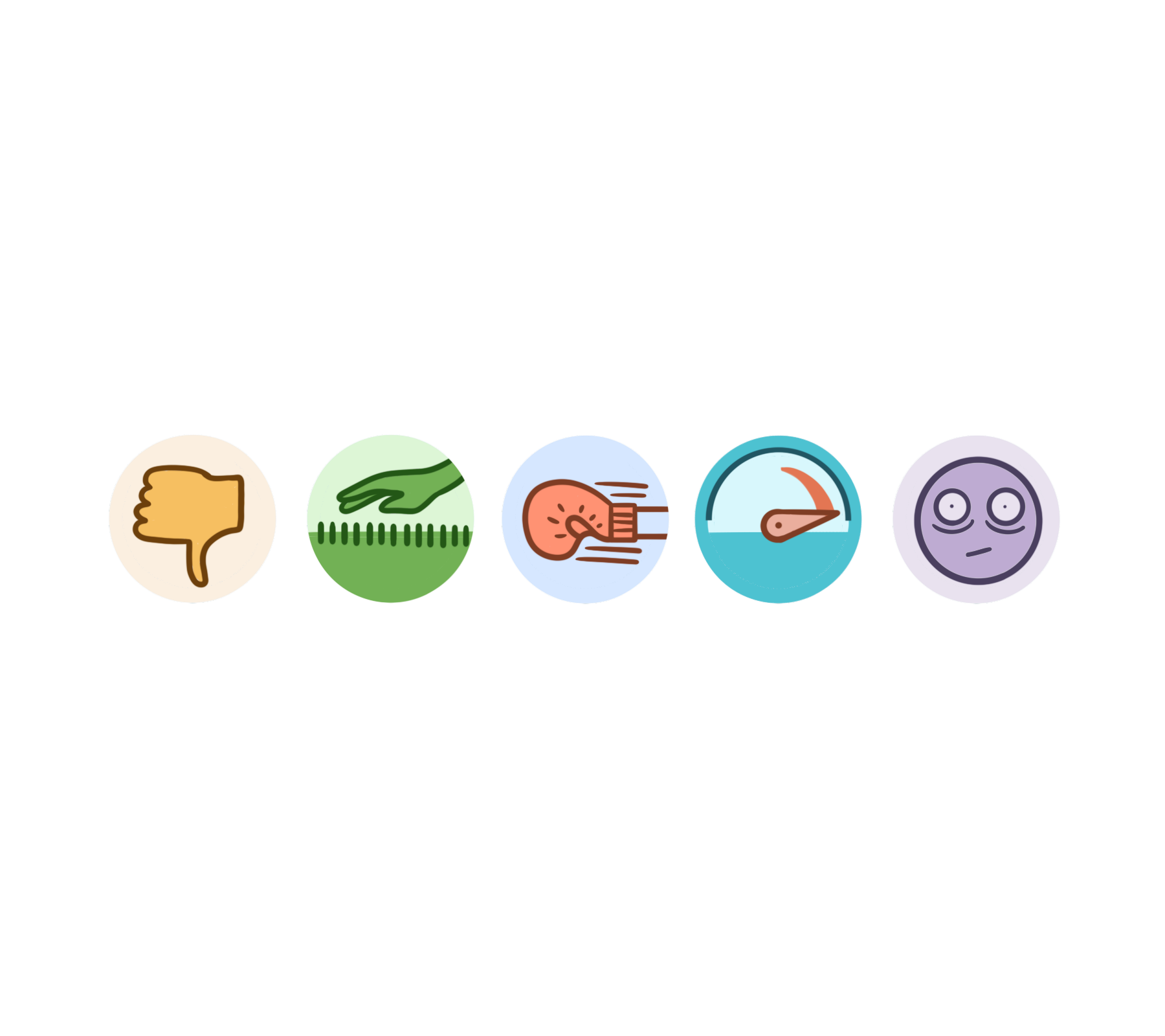 Proposed LinkedIn Reaction Icons corporate dislike emotions icons linkedin negative networking reactions touch grass toxic wow yikes