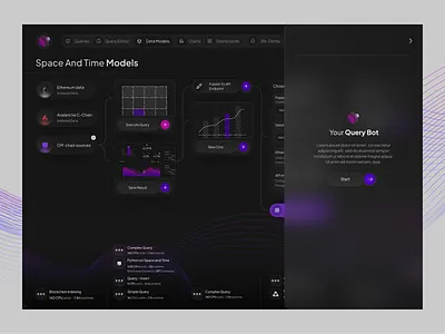 Data warehouse dashboard application blockchain dapp dashboard dashboard ui data data science decentralized landing platform product query smart contract sql startup ui ux web design web3 webapp website design