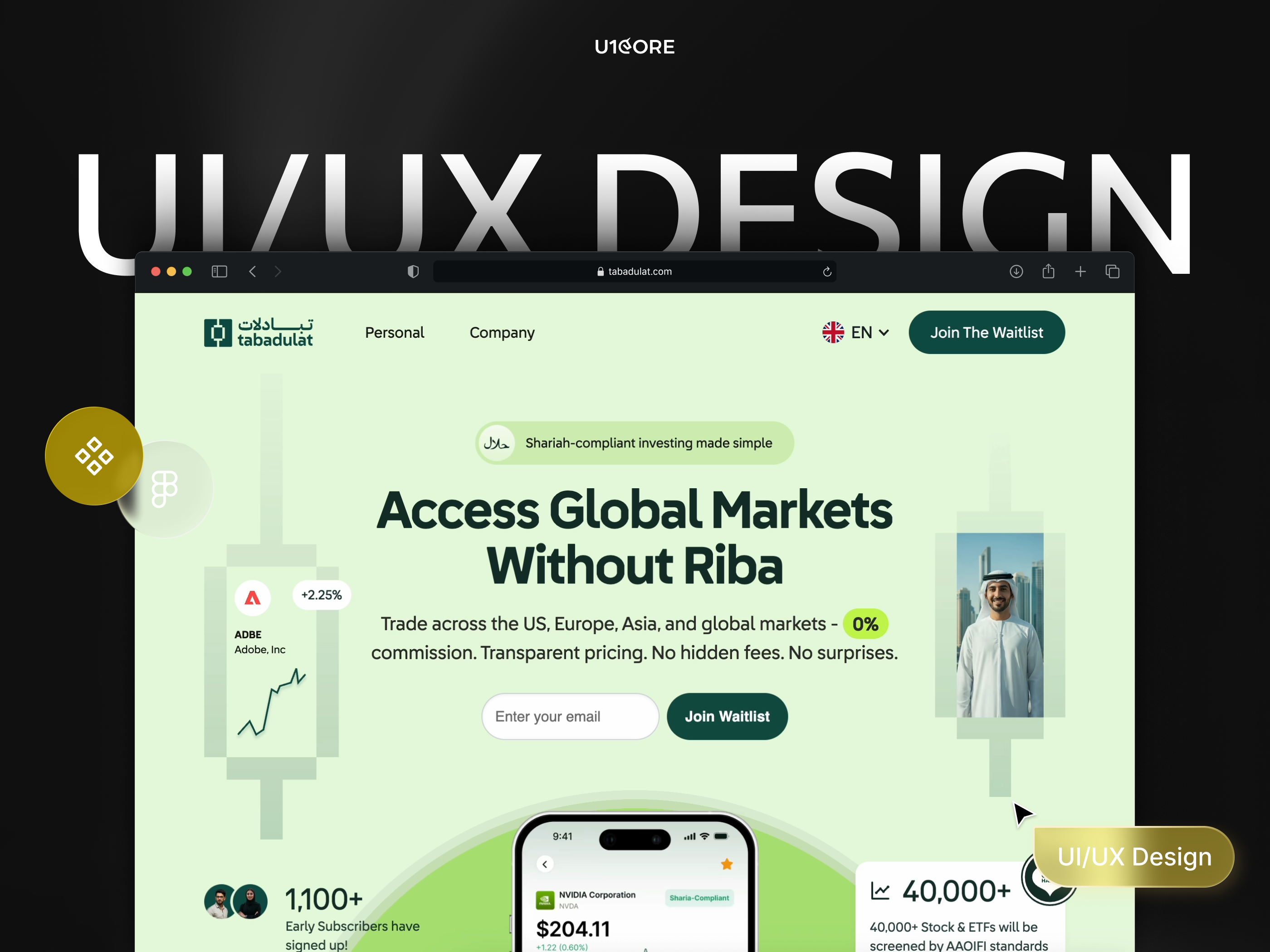Example of U1CORE BUREAU | Design and Development Agency