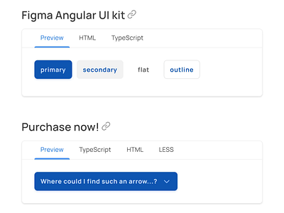 Angular UI kit for enterprise web apps. Designed in Figma app button components design figma material templates ui ui kit