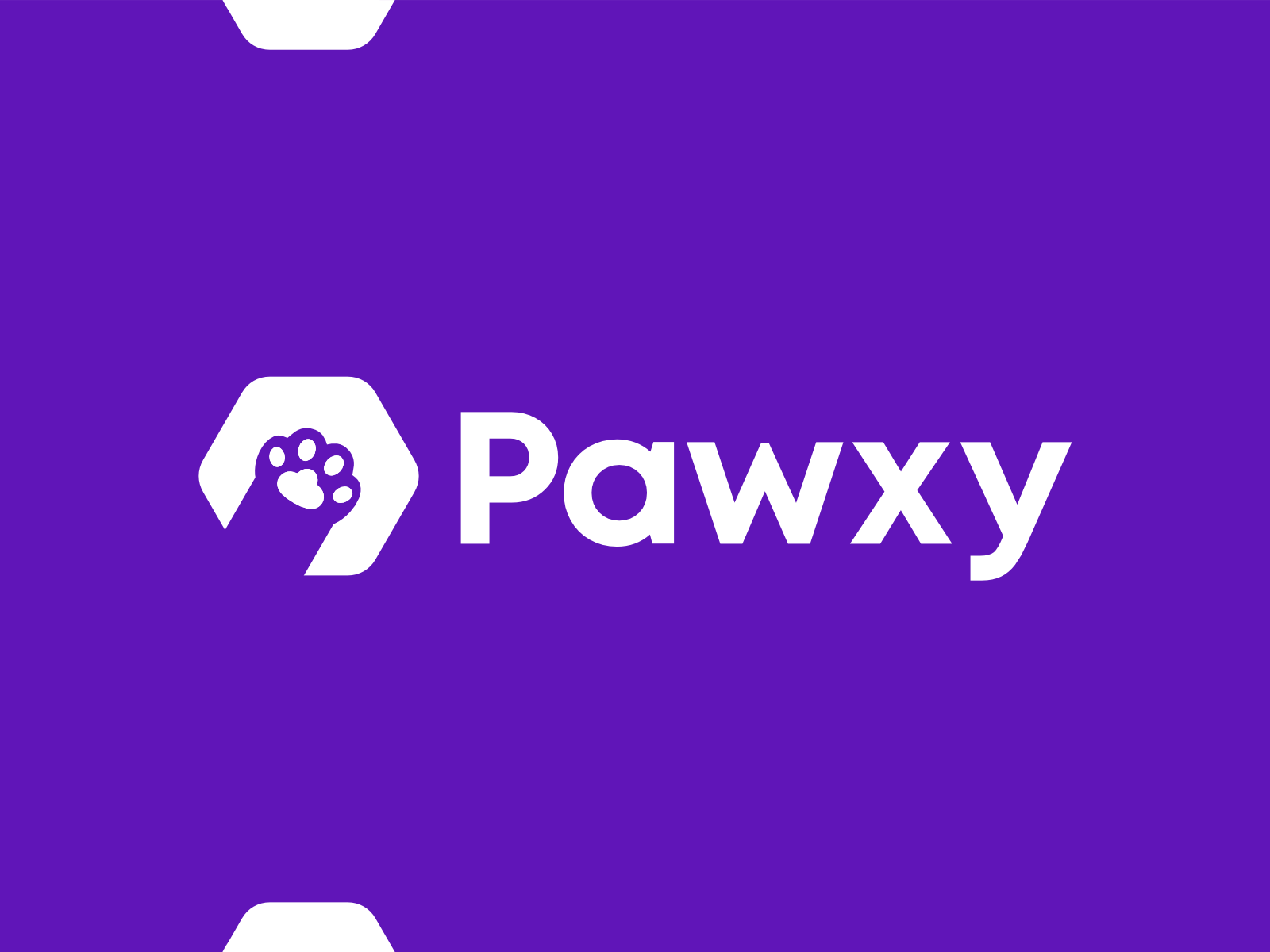 Pawxy, negative space paw logo design for private VPN browser browser browsing cat communication dog internet logo logo design logo mark meow minimalist logo modern logo negative space online pet friend privacy security technology vpn web proxy
