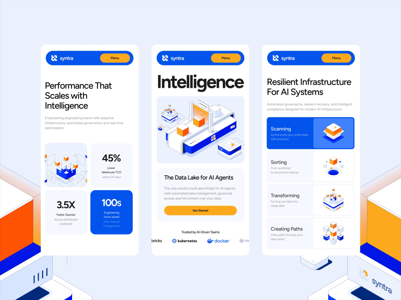 Syntra - The Intelligent Data Lake for AI Agents ( Responsive )