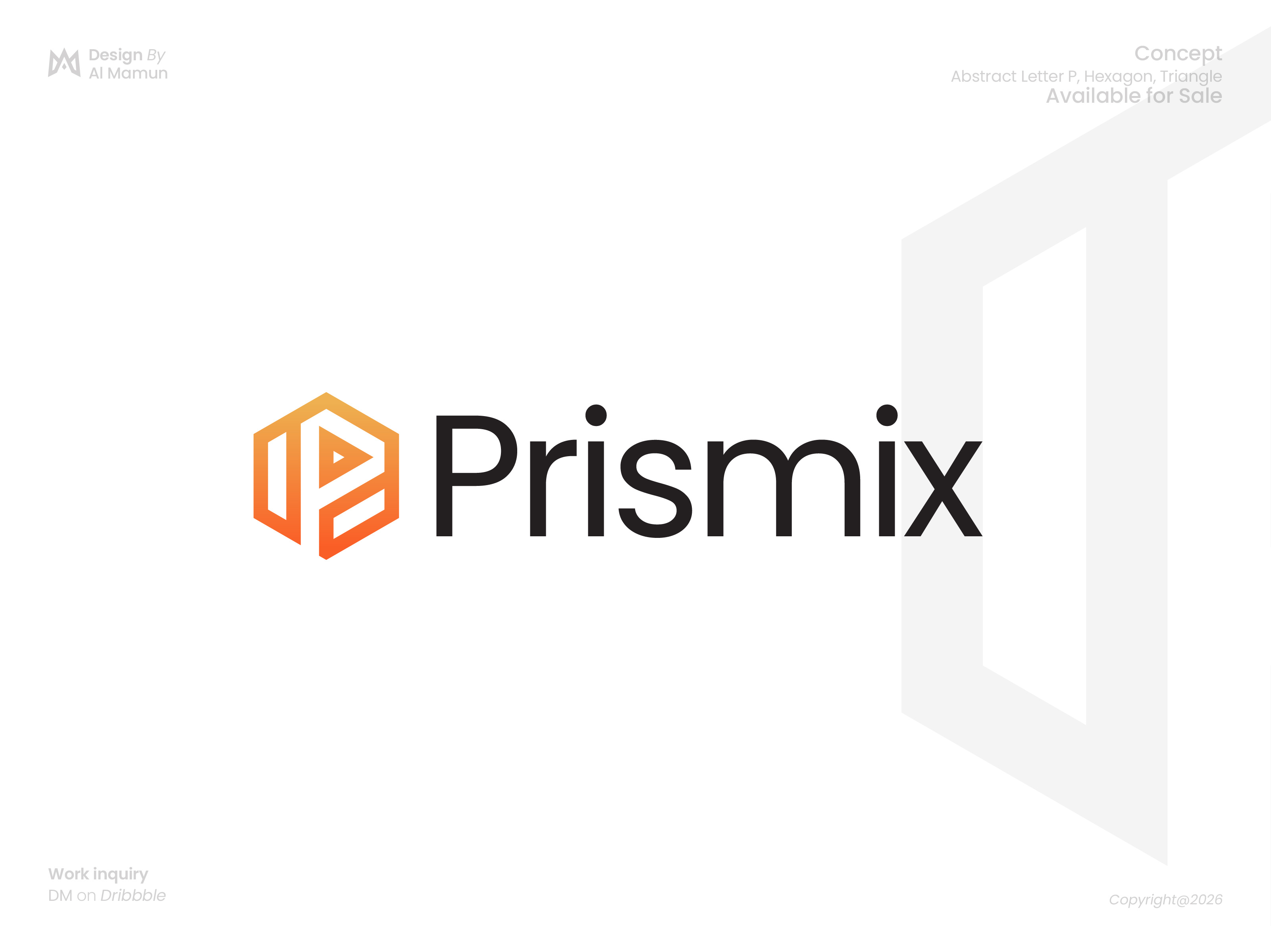 Prismix Logo Design | SaaS, AI & Technology Branding abstract logo ai branding brand identity branding digital brand fintech branding geometric logo hexagon logo innovation letter p logo logo design minimalist logo modern logo monogram logo p letter logo saas branding startup branding tech logo technology branding visual identity