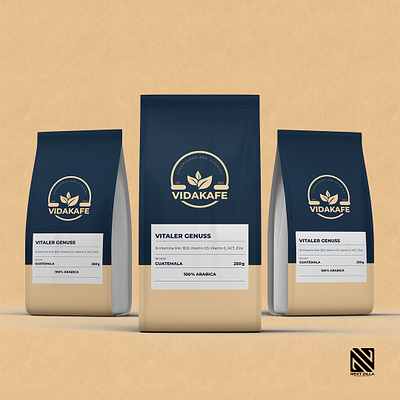 Vidakafe Coffee Packaging Design app branding design graphic design illustration logo typography