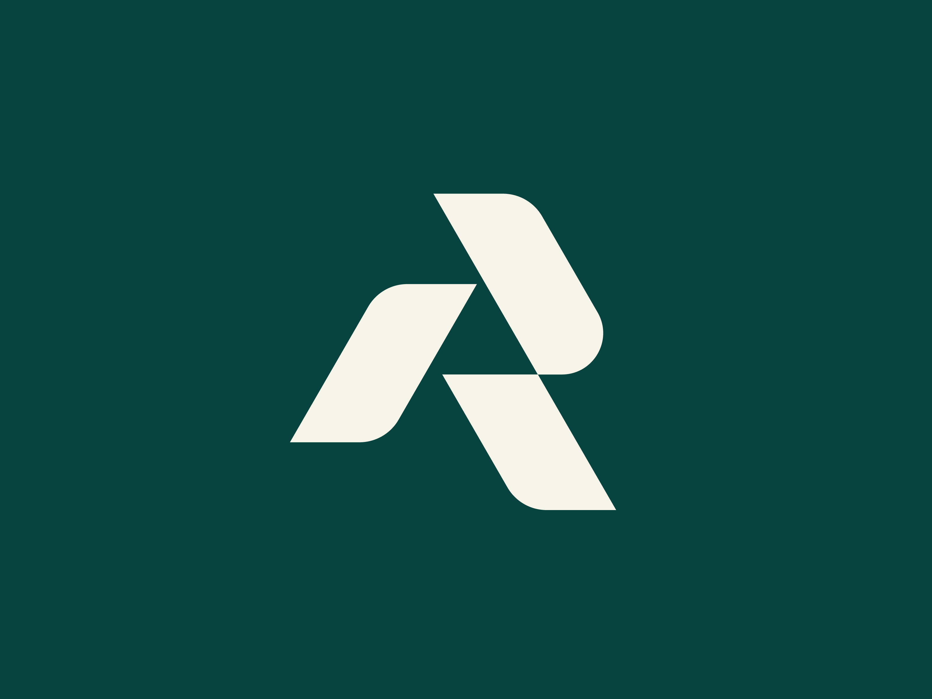 AR Monogram — Geometric Letter A & R Logo (Available)
