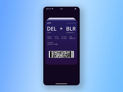 Daily UI Challenge #024 - Boarding Pass boarding pass branding daily dailyui dailyuichallenge design ui