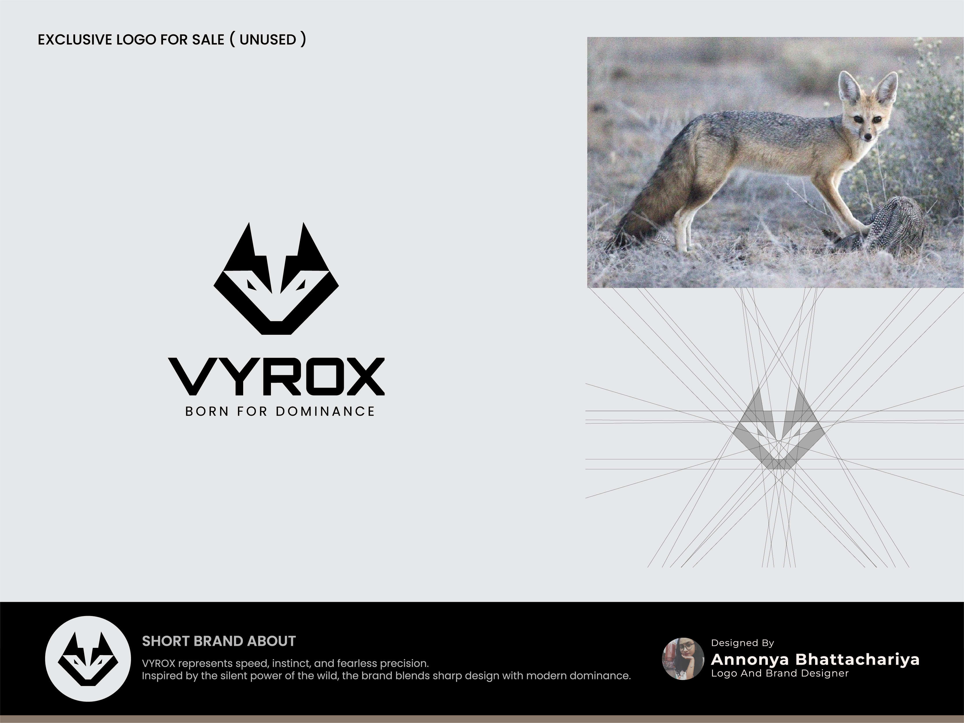 VYROX — Born For Dominance, Logo Design