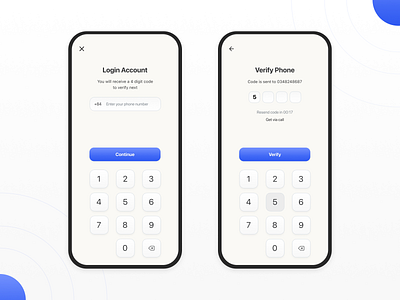 Login with Phone android app app design application bluetooth designer interface ios mobile app otp ui ui design ux