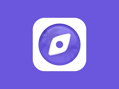 Bali Compass Icon animation bali compass flat icon ios iphone island palm trees video