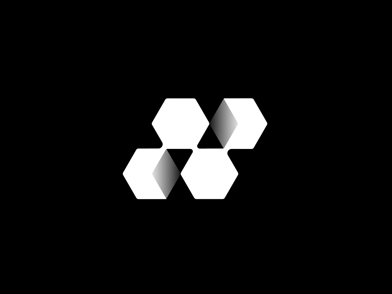 N hexagon logo, N logomark
