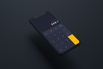 Daily UI Design Challenge | Day 04 | Calculator design graphic design ui vector